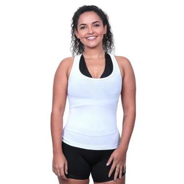 Imagem de Regata Feminina Viscolycra - Techmalhas, Branco, M