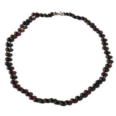 Imagem de Colar de Âmbar Báltico Cereja Não Polido - Âmbar Original