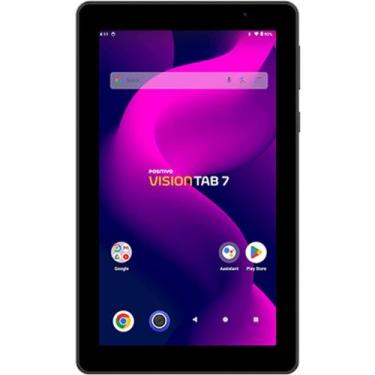 Imagem de Tablet Positivo Vision Tab 7 64gb 3RAM Preto Android 14 GO
