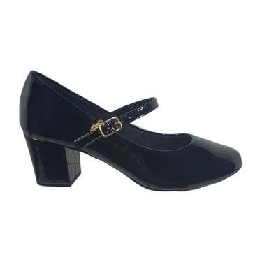 Imagem de Sapato Feminino Villa Rosa Scarpin Boneca Preto 38