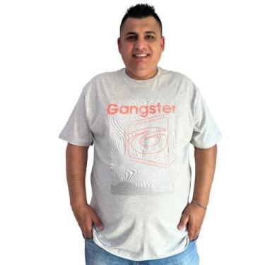 Imagem de Camiseta Masculina Gangster Moda Plus Size Tamanho Grande - ANJ MODAS,