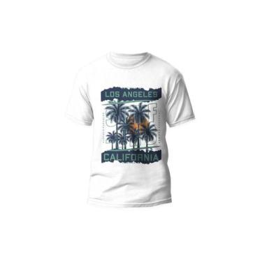 Imagem de Camiseta 100% Algodão Gola Canoa Estampa Surf Palmeiras - PRESENTE-BRI