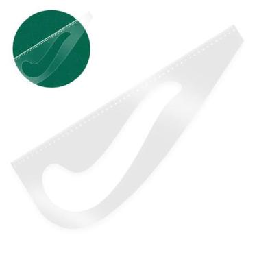 Imagem de Régua Corte E Costura Esquadro Curva 50cm Acrílico Patchwork - Levolpe