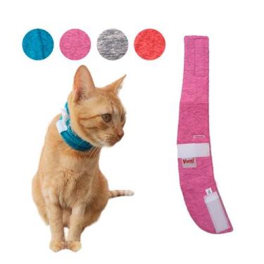 Imagem de Colar Suporte de Sonda Esofágica Para Cachorros e Gatos - Ajustável, C