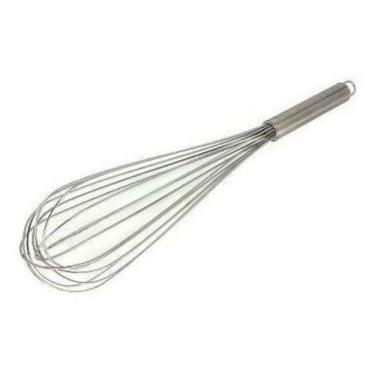 Imagem de Batedor De Ovos E Massas Profissional Inox 45cm Fouet Kehome