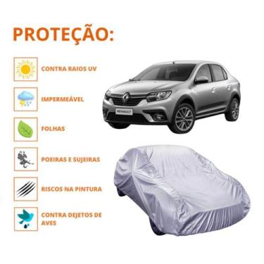 Imagem de Capa Cobrir Carro Renault Logan Com Proteção Impermeável - Mosaner Sto