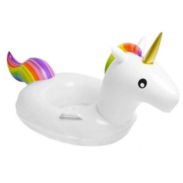 Imagem de Boia Unicórnio Pezinho Piscina Criança Bote fralda infantil - Outros