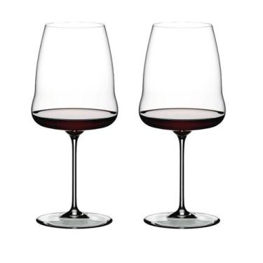 Imagem de 2 Taças Cristal Riedel Winewings Syrah Tannat Malbec 865ml