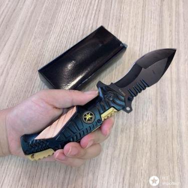 Imagem de Canivete Tático Special Forces Fire Fighter Gold - hz