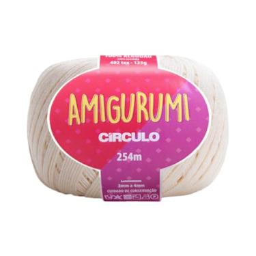 Imagem de Círculo Fio Amigurumi Linha Novelo 254m 125g 8176 OFF WHITE - 100% Algodão Mercerizado