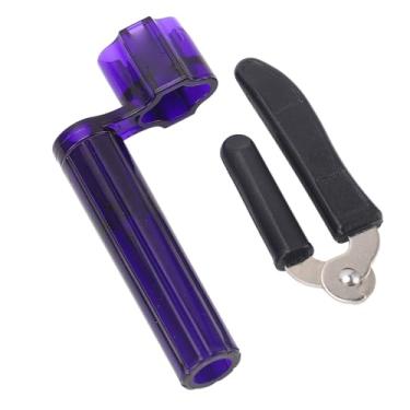 Imagem de Removedor de Pino de Ponte, Cortador de Cordas de Guitarra Resistente Ao Desgaste, Ferramenta de Amarração para Baixo Bandolim Banjo Ukulele (I12 Preto e Roxo)