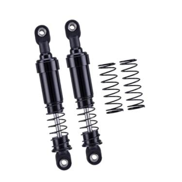 Imagem de Generic 2x1/10 escala rc carro amortecedor metal primavera acessórios montados substituir peças de reposição amortecedor rc para rastreador rc carro, Preto