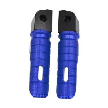 Imagem de JicSuXi 1 par de apoios para os pés traseiros de cicleta, antiderrapante, fácil de instalar, substitui pedais resistentes para descanso de, para, Azul