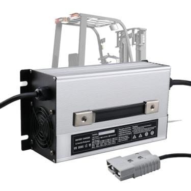 Imagem de Carregador de bateria de 24 V, Carregador de bateria de empilhadeira de 24 V 40 A, com plugue Anderson de 50 A/120 A/175 A/350 A, para carregamento de baterias de chumbo-ácido,24v 40a,350A