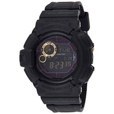 Imagem de Casio Relógio solar masculino G9300GB-1 G Shock digital quartzo preto, Preto, Size 53, Digital