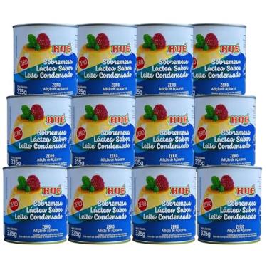 Imagem de Leite Condensado Diet Hué Sem Glúten Zero Açúcar 12 Latas