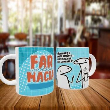 Imagem de Caneca Personalizada Flork Profissão Farmácia - PrintPaint