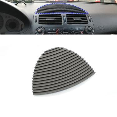 Imagem de Goodithy Compatível com Mercedes Benz E-Class W211, capa de saída de saída de ar central frontal, grade de ar condicionado painel de ventilação CA substituição do acabamento do alto-falante 2118300054