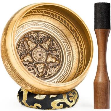 Imagem de Taça Tibetana Hihealer de 15cm - Feita à Mão no Nepal