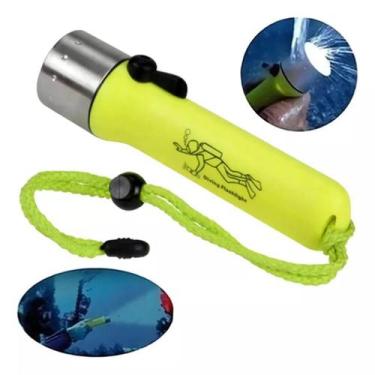 Imagem de Lanterna De Mergulho Resistente Recarregável - 180lm E 3w - LF PRESENT