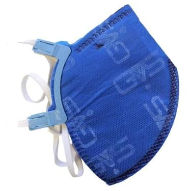 Imagem de Kit 50 Máscaras Respiratórias PFF2/N95 GVS – Certificada CA | EPI Nacional (Azul)