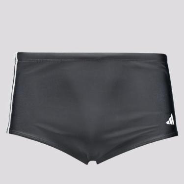 Imagem de Sunga Adidas 3 Stripes Cinza Escuro, GG