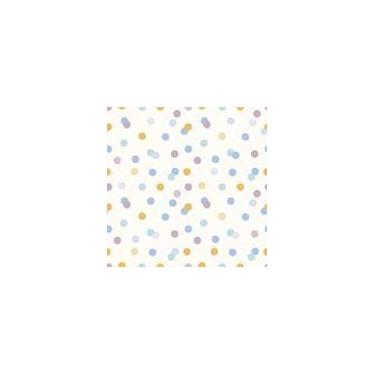 Imagem de Papel de Parede infantil Vinílico limpável, Confete lilás. - bobinex