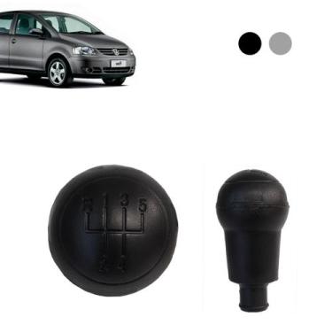 Imagem de Manopla de Câmbio Volkswagen Fox Ano 2003 Até 2009 - Nat, Preto