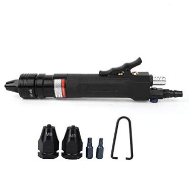 Imagem de Kit de ajustador de porca de rebite manual, kit adaptador de broca de rebite pneumático, pistola de porca de rebite de ar M5/M6, pistola de rebite pneumática
