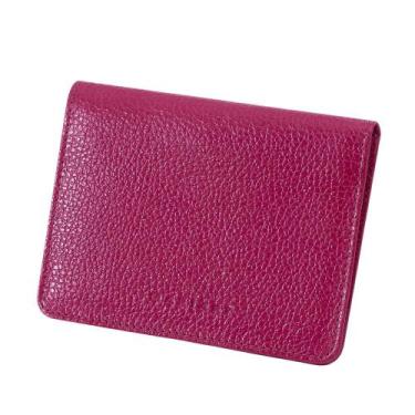 Imagem de Carteira Feminina de Couro Mariart 649, Magenta