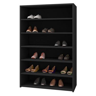 Imagem de Armário Multiuso Sapateira Laís - ajl Móveis Preto