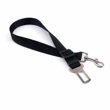 Imagem de Cinto De Segurança Cao Pet Cachorro Guia Coleira Animal De Estimaçao Passeio Viagem Carro Veiculo