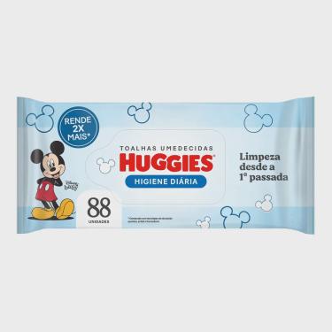 Imagem de Lenço Umedecido Huggies Higiene Diária Disney Sortidos 88 Unidades
