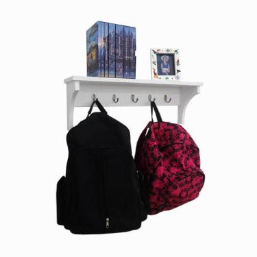 Imagem de Prateleira Cabideiro Suporte Porta Canecas Utensílios de Cozinha Mochi