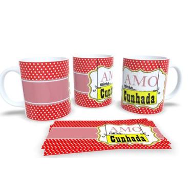Imagem de Caneca da Melhor Cunhada e Cunhado do Mundo  Estilo Flork - Estampa Su
