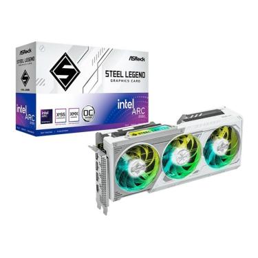 Imagem de Gpu ASROCK INTEL ARC B580 Steel Legend 12G OC 192 BITS (B580 SL 12GO) 90-GA5CZZ-00UANF