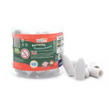 Imagem de Borracha Para Ponteira De Lapis Escolar 48 Unidades Leonora