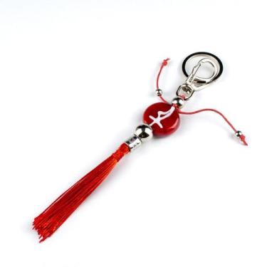 Imagem de Chaveiro Obá Vermelha 15 cm em Murano - Lua Mística - 100% Original - 