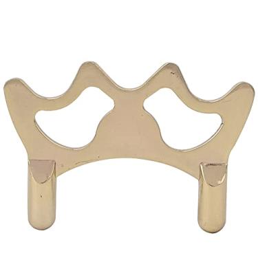 Imagem de plplaaoo Suporte de ponte antiderrapante de metal para descanso de taco de sinuca para bilhar acessório de bilhar para jogadores profissionais e entusiastas feito de revestimento de cobre de metal