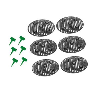 Imagem de Generic 6x Planta Planta Planta Planta Stand Garden Deck Floor Protetor Base, Riser de Placer redondo Planter Riser, suporte de vaso de flores, 30cmx2cm