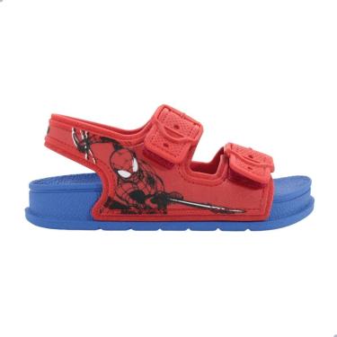 Imagem de Sandália Infantil Grendene Kids Marvel Fresh Vermelho e Azul