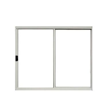 Imagem de Janela 2 Folhas de Correr S/ Grade 1.00(A) X 1.50(L) Aluminio Branco L