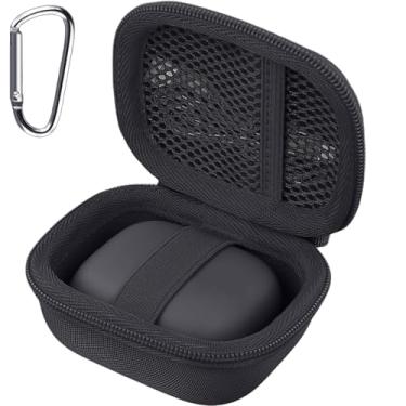 Imagem de co2CREA Capa rígida para Beats Powerbeats Pro 2 com clipe mosquetão, caixa de armazenamento de fones de ouvido à prova de choque – Capa protetora de viagem para fones de ouvido Bluetooth sem fio