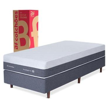 Imagem de Cama Box Solteirão Premium BF Ice Espuma NASA 97x203cm BF Colchões, AZ