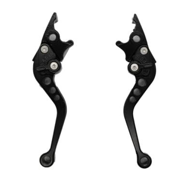 Imagem de RAYANA Alavanca de freio da embreagem da barra do manípulo de 7/20.3 cm ajustável de liga de alumínio CNC compatível com motocicleta chinesa GY6 50cc 70cc 90cc 125cc 150cc scooter ciclomotor (freio de