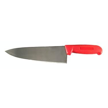 Imagem de Cozzini Cutlery Imports Faca de cozinheiro de 20 cm cores e pacotes sortidos - talheres de cozinha comercial afiados - facas de cozinha (vermelho)