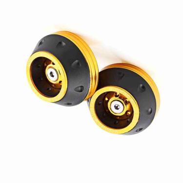 Imagem de Sliders de Moldura de Garfo Dianteiro Motocicleta, Liga de Alumínio CNC, par de Ciclomotores de Proteção Com o Ciclo de Scooter Com Esquerda e Direita, para a Maioria das Motos,