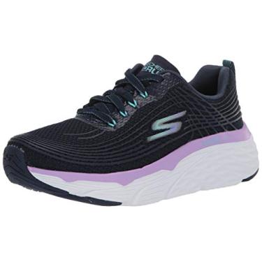 Imagem de Skechers Max Cushion Elite feminino, Azul-marinho/lavanda, 38