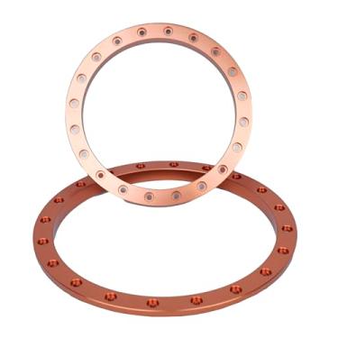 Imagem de BeaxTurbo Racing Upgrade Parts CNC Aluminum Inner Outer beadlock Ring for Proline Badlands MX43 Wheel (Orange)