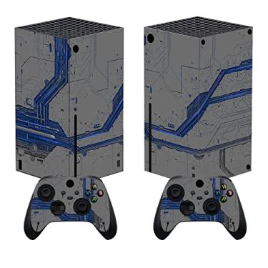 Imagem de PlayVital Mechanical Sketch Custom Vinyl Skins for Xbox Core Wireless Controller, Wrap Decal Cover Stickers for Xbox Series X Console Controller